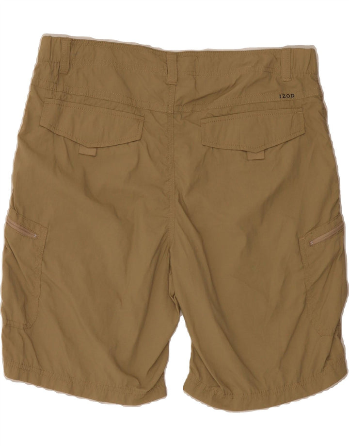 IZOD Mens Cargo Shorts W34 Large Beige Nylon Vintage Izod and Second-Hand Izod from Messina Hembry 