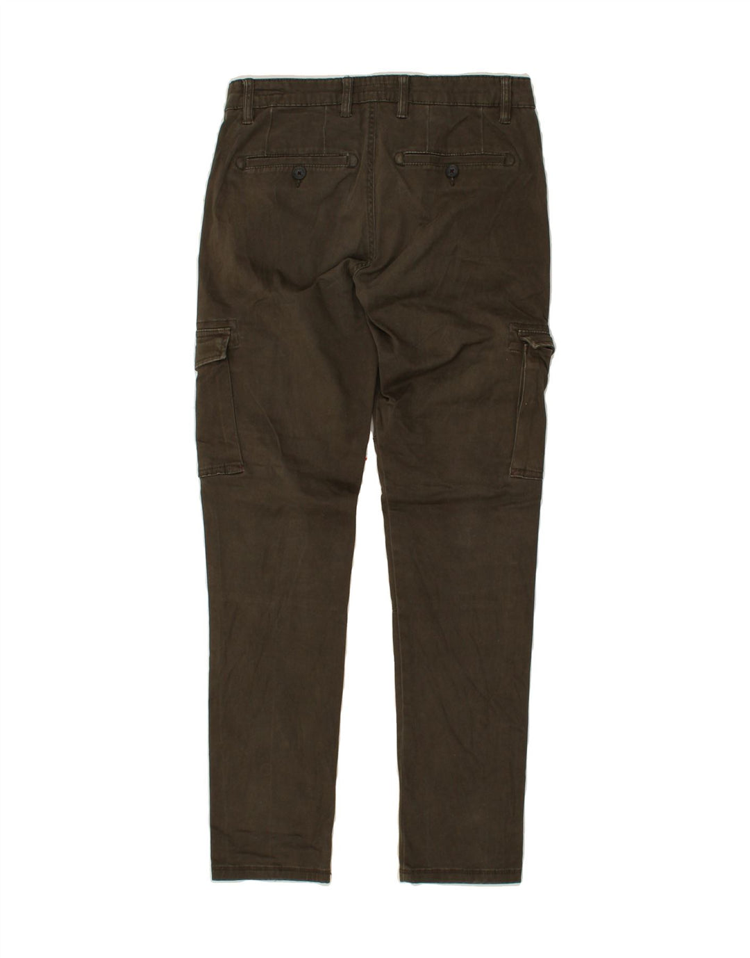 CLAYTON Womens Slim Cargo Trousers IT 44 Medium W30 L30 Grey Cotton Vintage Clayton and Second-Hand Clayton from Messina Hembry 
