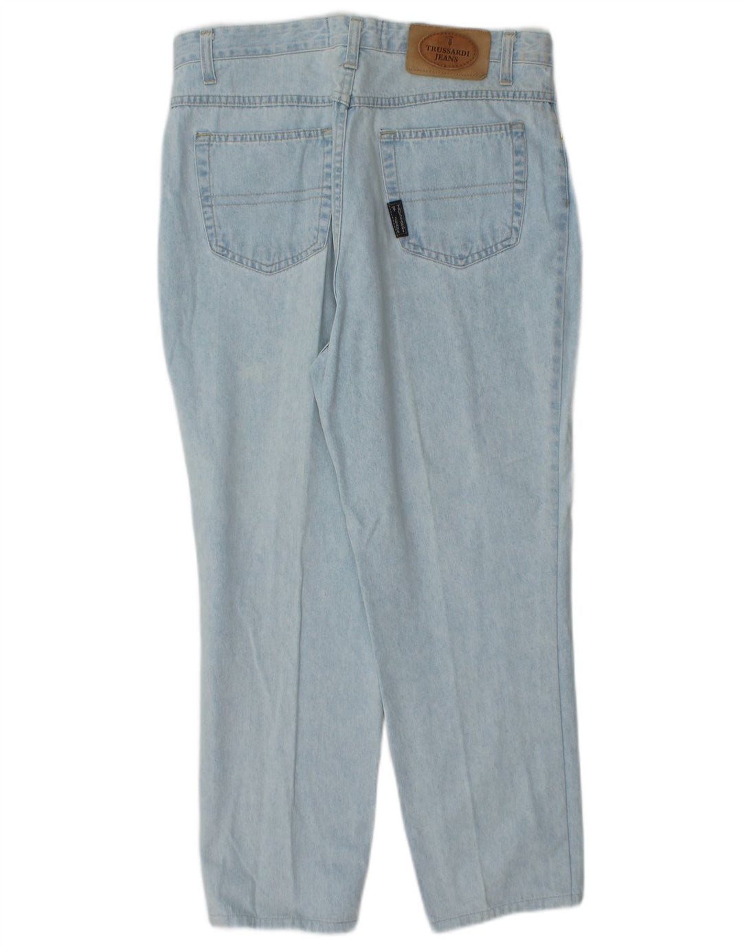 Jeans Cropped Uomo Trussardi W34 L25 Cotone Blu