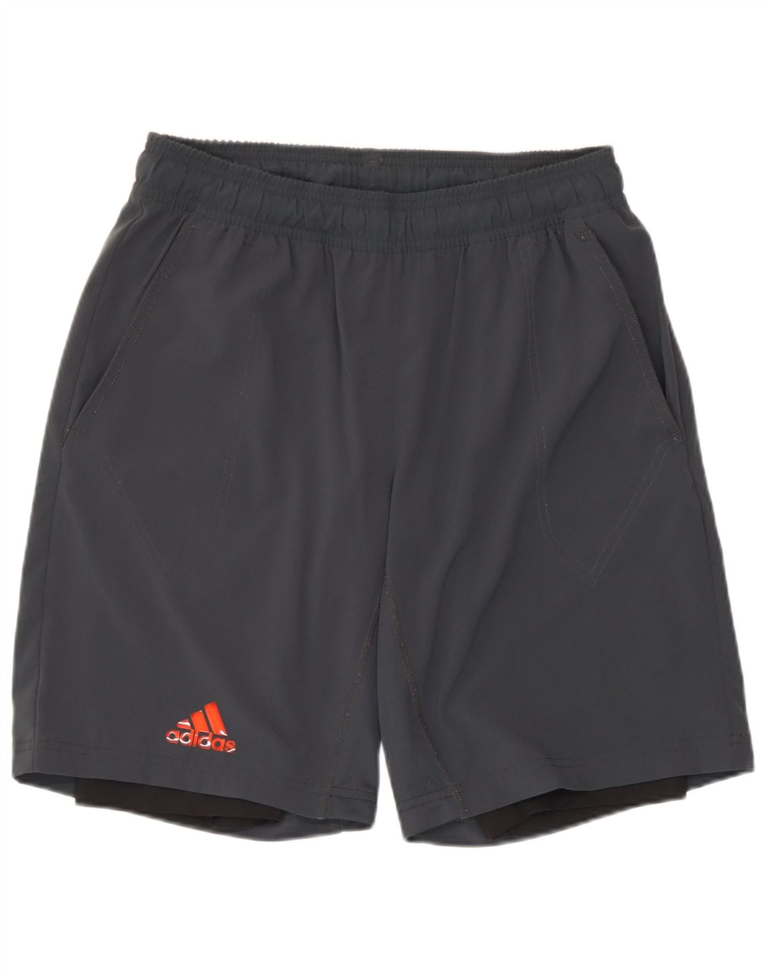 Pantaloncini sportivi Adidas Climacool da uomo in poliestere grigio medio