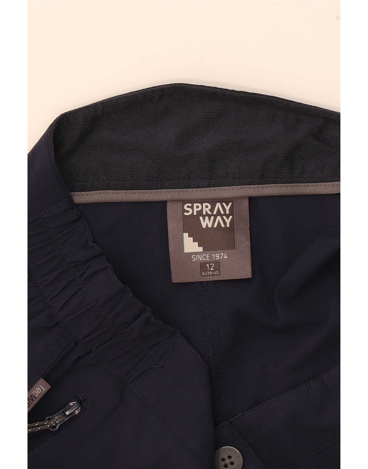Pantaloncini cargo da donna Sprayway UK 12 Medium W32 Blu navy in poliammide