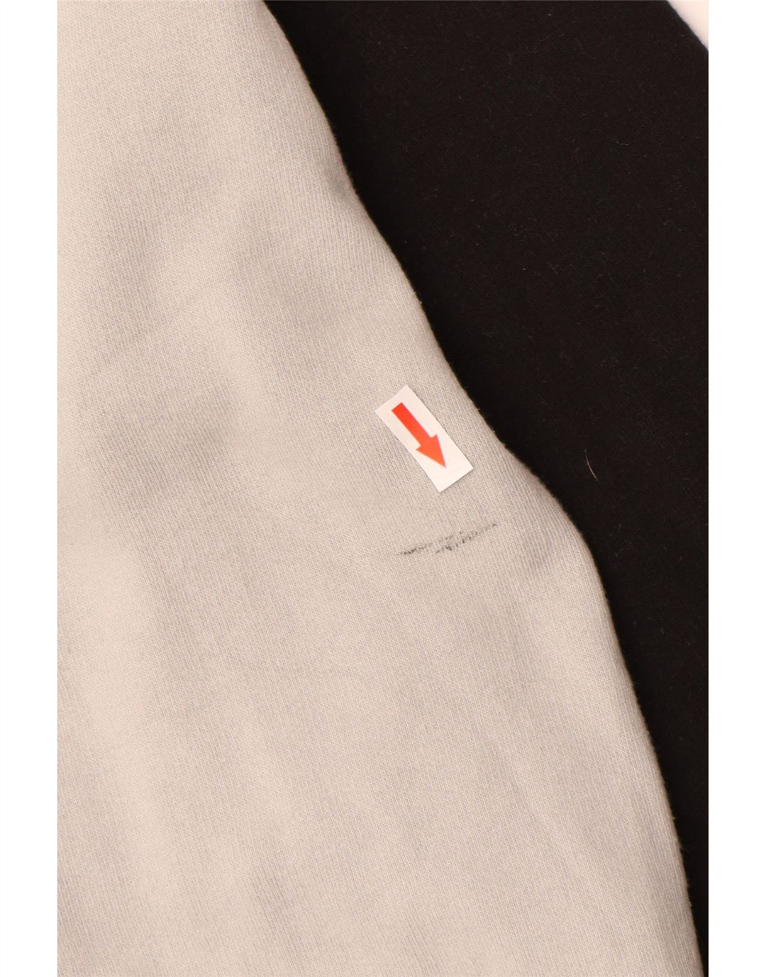 Giacca da ginnastica grafica da uomo Kappa Small in cotone color block grigio