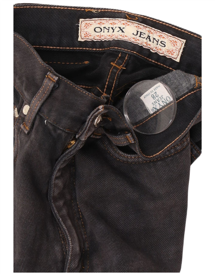 Jeans affusolati da donna Onyx W28 L31 cotone nero
