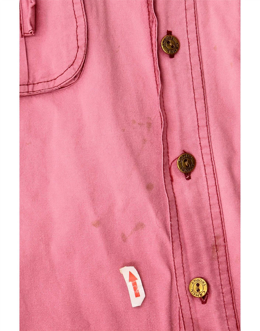 Camicia a maniche corte da uomo Camel Active 2XL Rosa