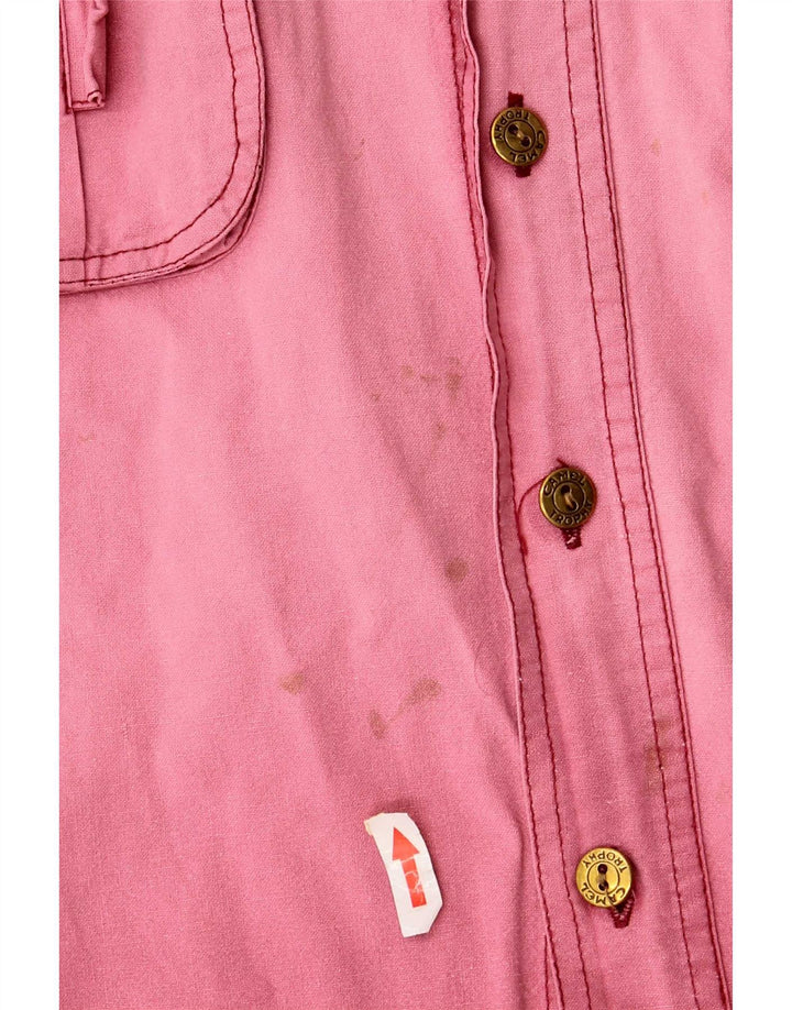 Camicia a maniche corte da uomo Camel Active 2XL Rosa