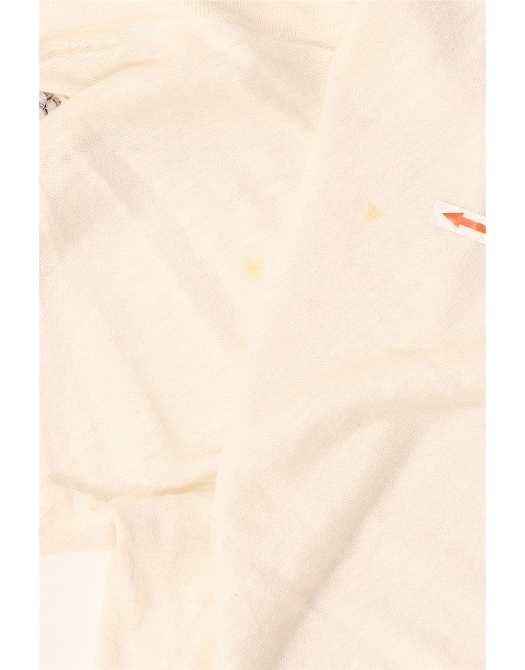 Patrizia Pepe Top da donna oversize con spalle scoperte US 2 XS lino bianco
