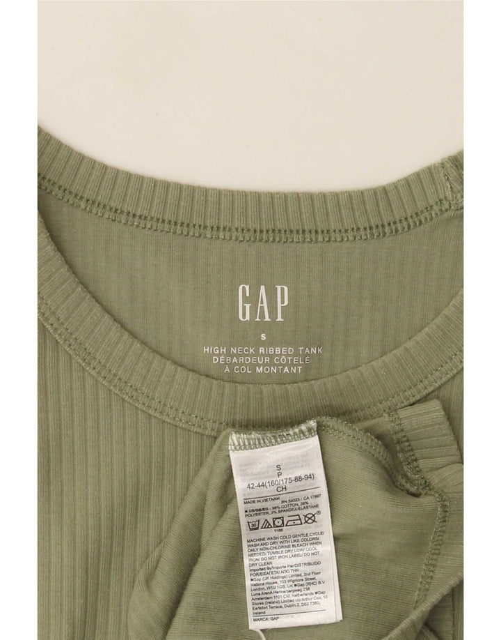 Canotta da donna Gap UK 8 piccola in cotone kaki