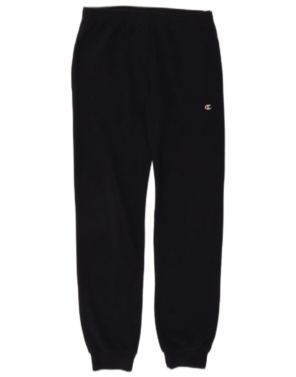 Pantaloni da tuta in pile da ragazzo Champion, pantaloni da jogging, 11-12 anni, grande, blu navy