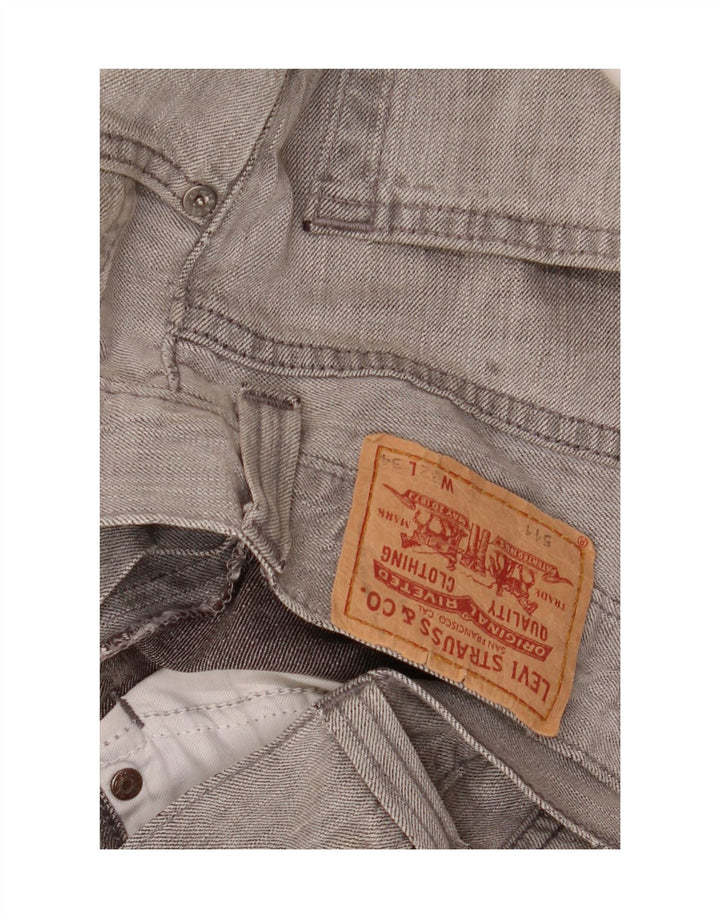 LEVI'S Womens 511 Slim Jeans W32 L34 Grey Vintage Levi's and Second-Hand Levi's from Messina Hembry 