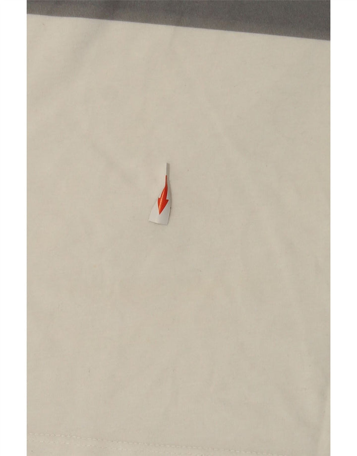 T-shirt grafica da uomo Zara Top Small grigio color block