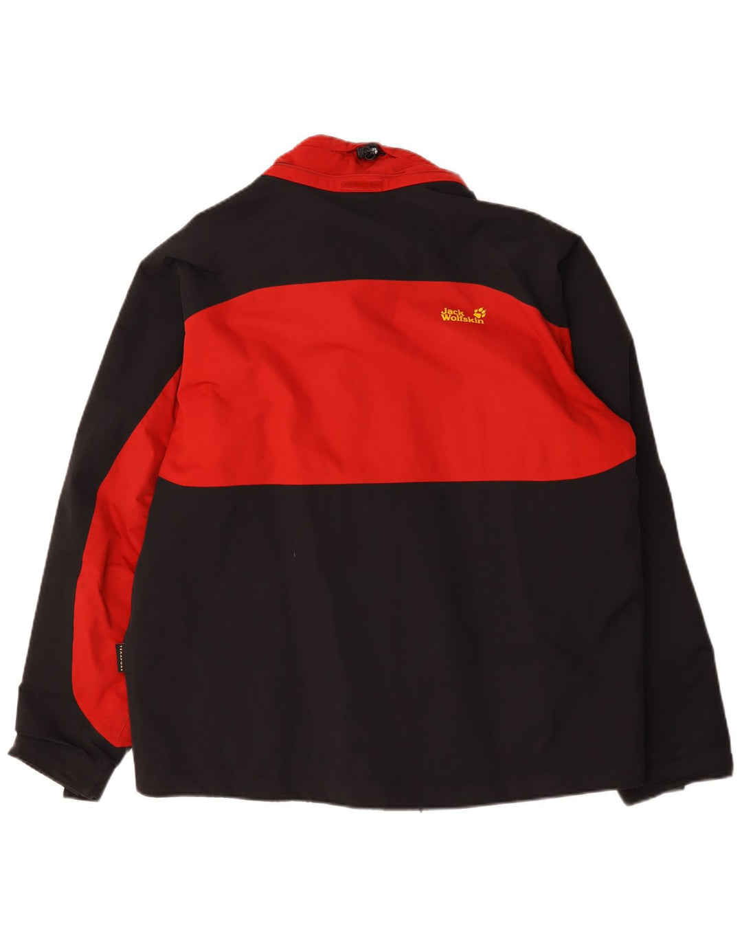 Giacca a vento da uomo Jack Wolfskin UK 44 XL Poliammide color block rosso