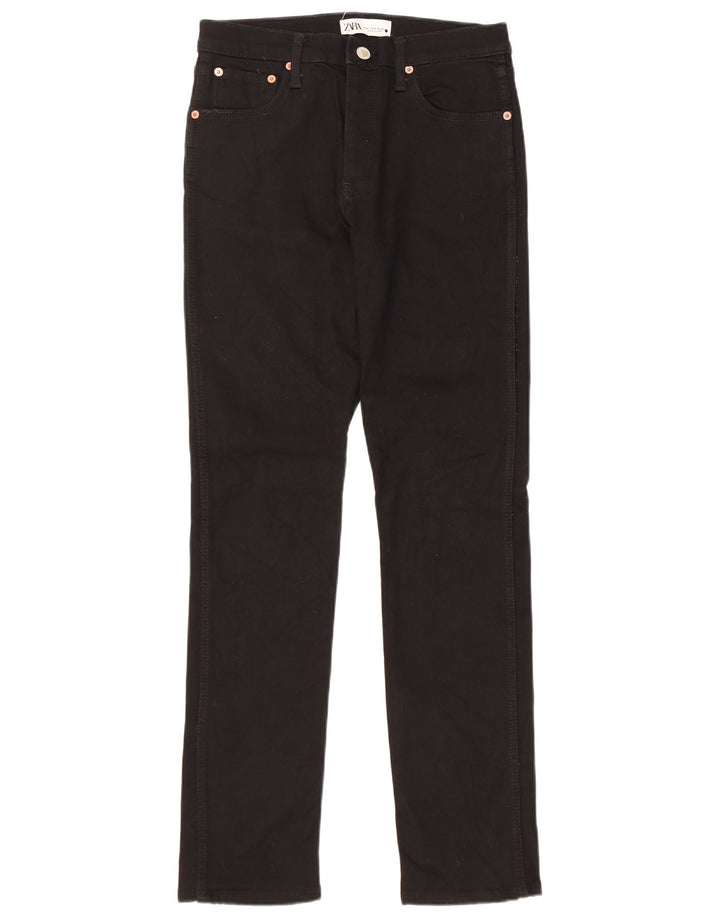Jeans slim da donna Zara EU 40 medio W30 L32 cotone nero
