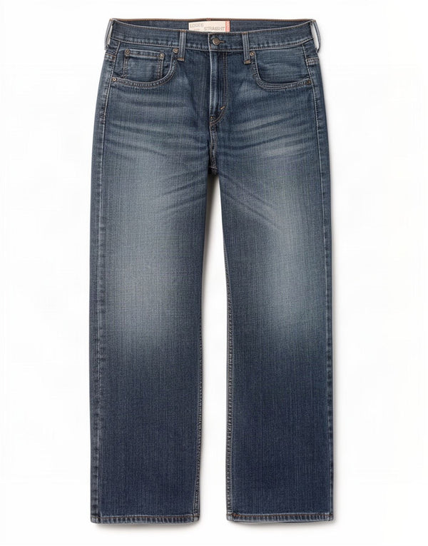Levi's Uomo 569 Jeans dritti vestibilità ampia W32 L30 Cotone blu