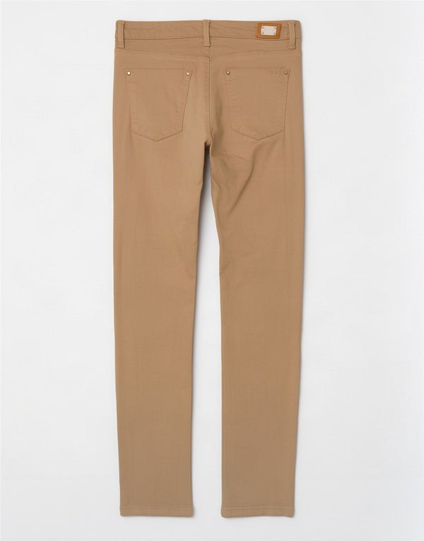 Pantaloni casual skinny da donna Zara EU 38 Small W28 L30 Beige