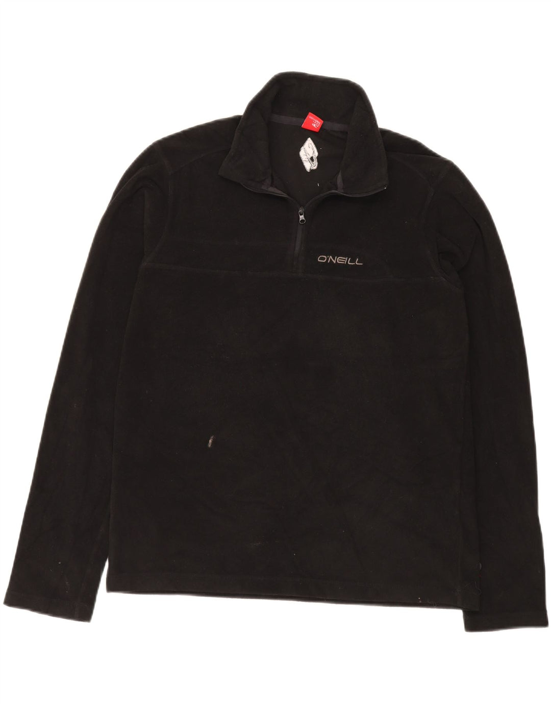Maglione in pile da donna con zip e collo O'NEILL UK 18 XL poliestere nero