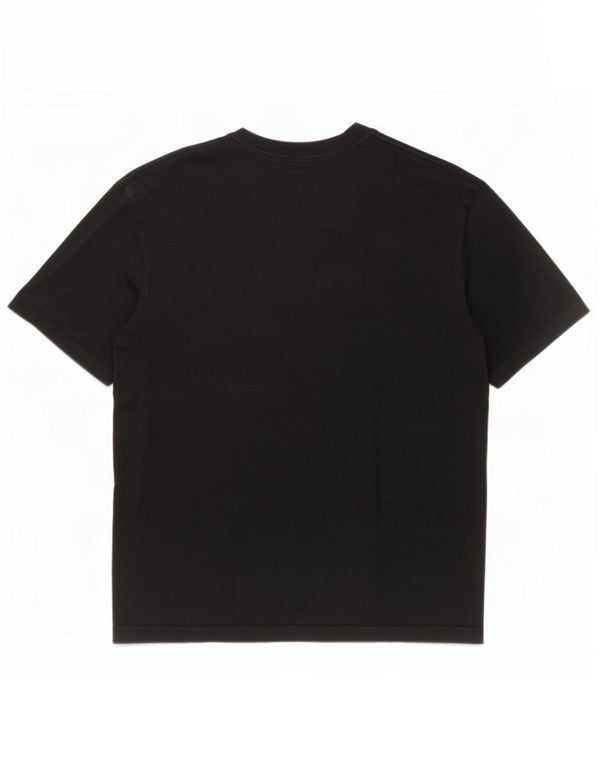 Jack & Jones Mens Graphic T-Shirt Top Large Black Cotton