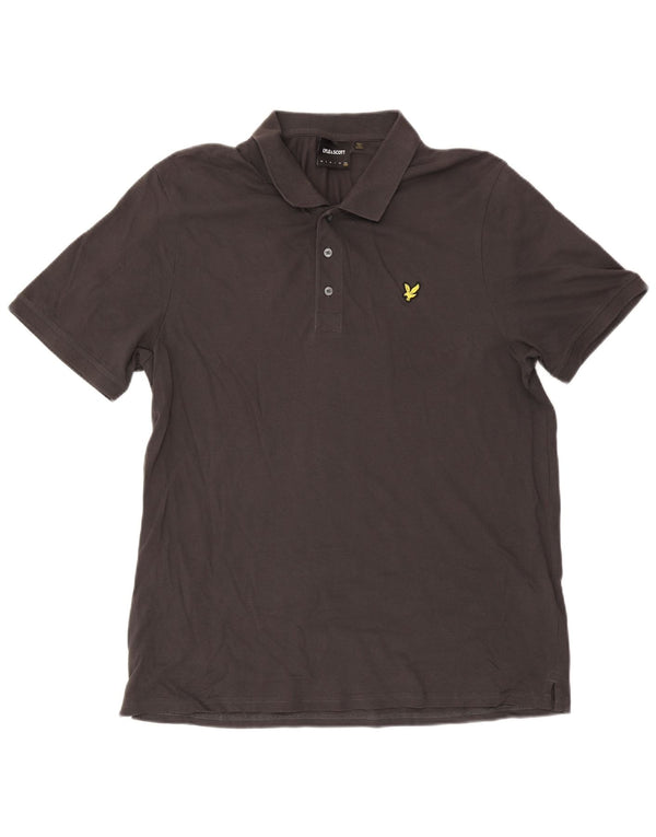 Polo da uomo Lyle & Scott 2XL in cotone grigio