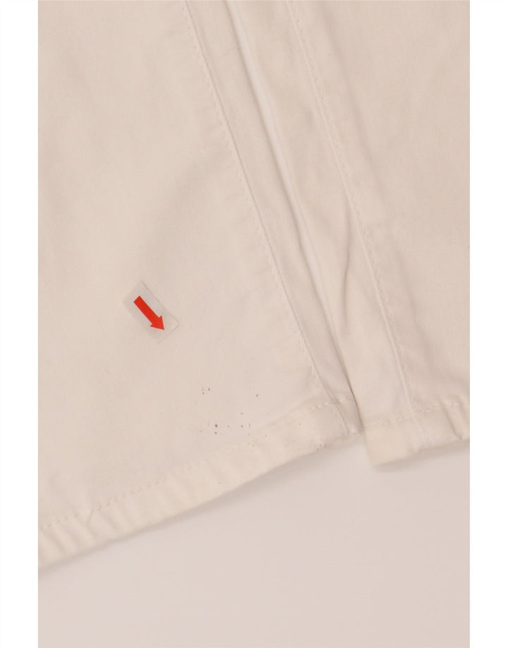 TRUSSARDI Womens Slim Jeans W26 L27 White Vintage Trussardi and Second-Hand Trussardi from Messina Hembry 