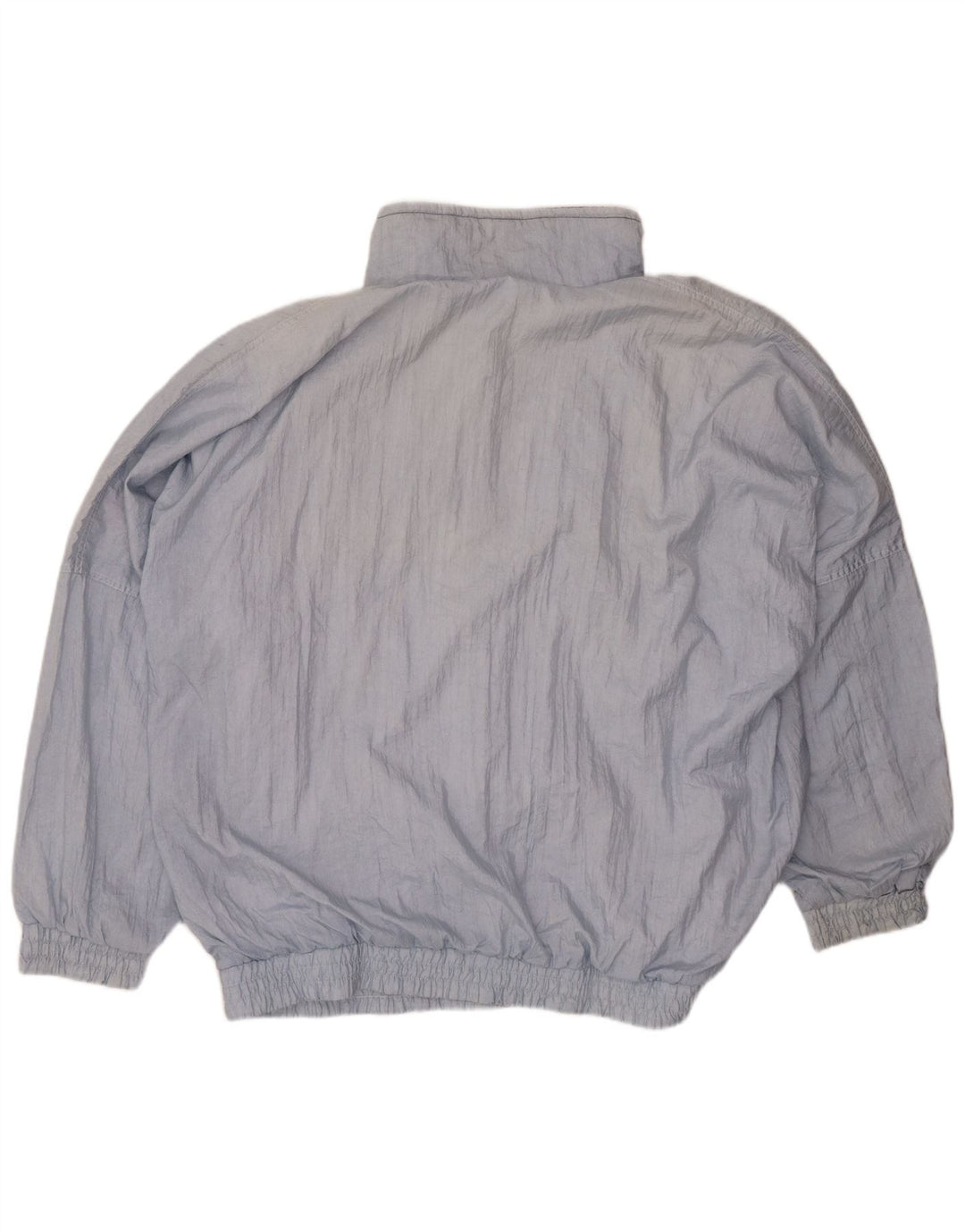 BRUGI Giacca da tuta grafica da uomo vestibilità ampia XL blu poliestere