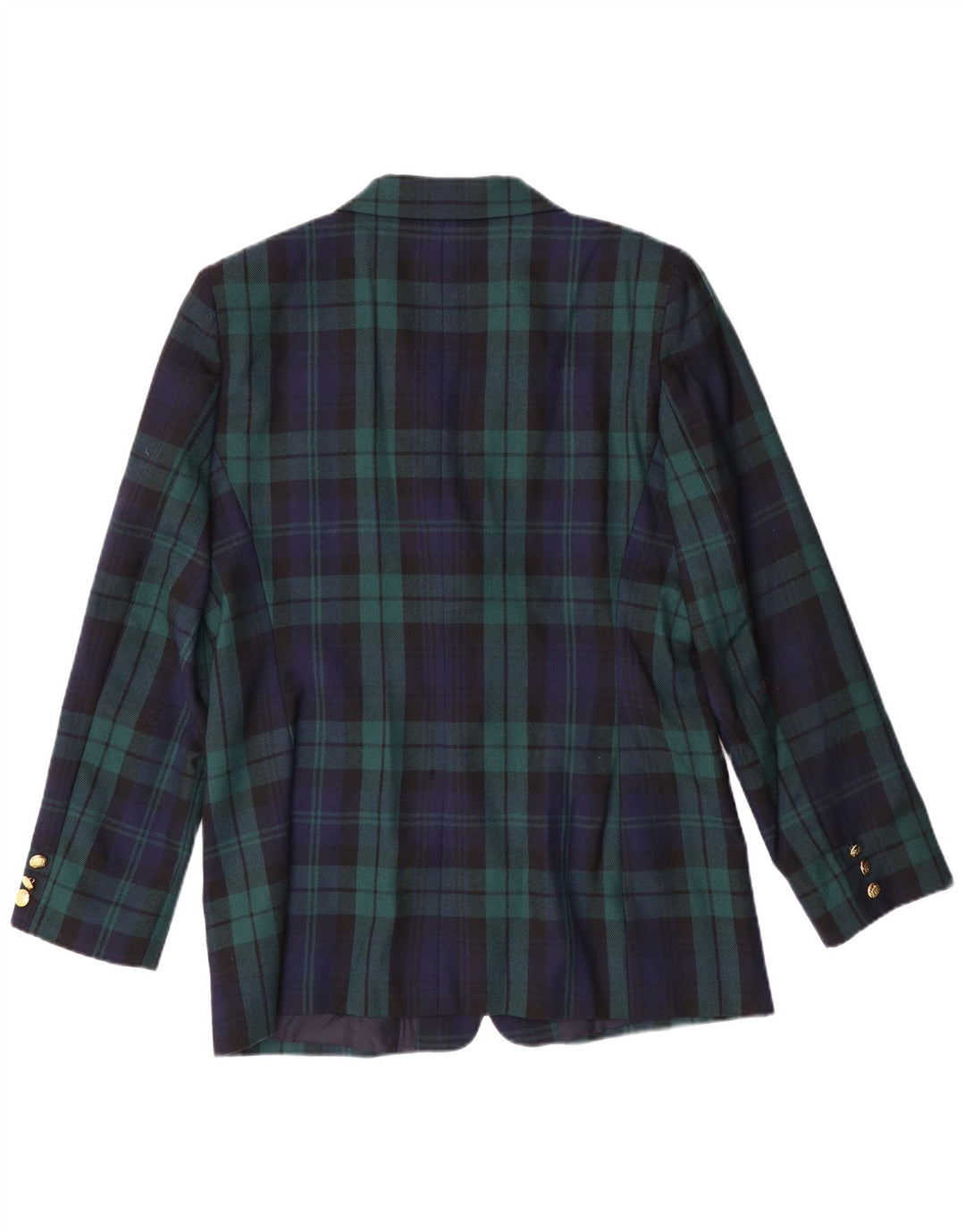 LUISA SPAGNOLI Giacca Blazer da Donna IT 46 Grande Plaid Verde Classico