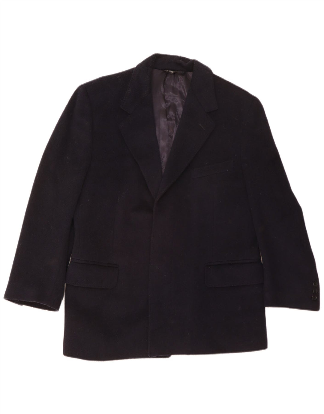 Giacca blazer da uomo San Remo UK 36 piccola in lana blu navy