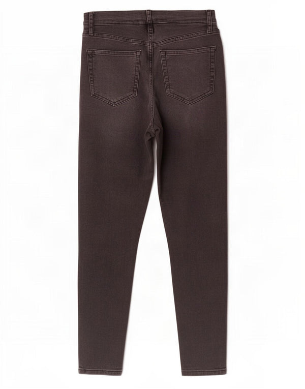 Jeans skinny Jamie da donna Topshop W28 L27 poliestere grigio