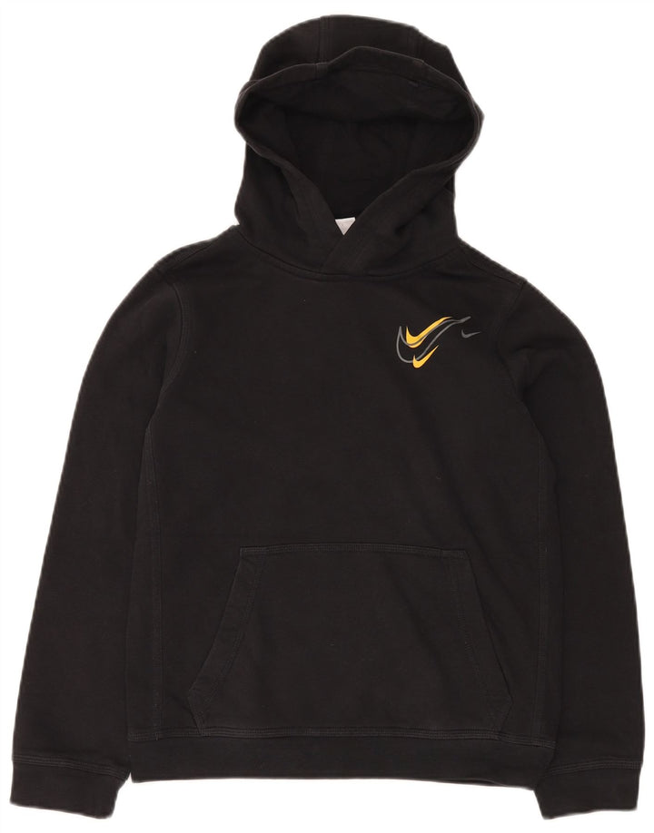 Maglione con cappuccio NIKE da ragazzo 12-13 anni grande in cotone nero