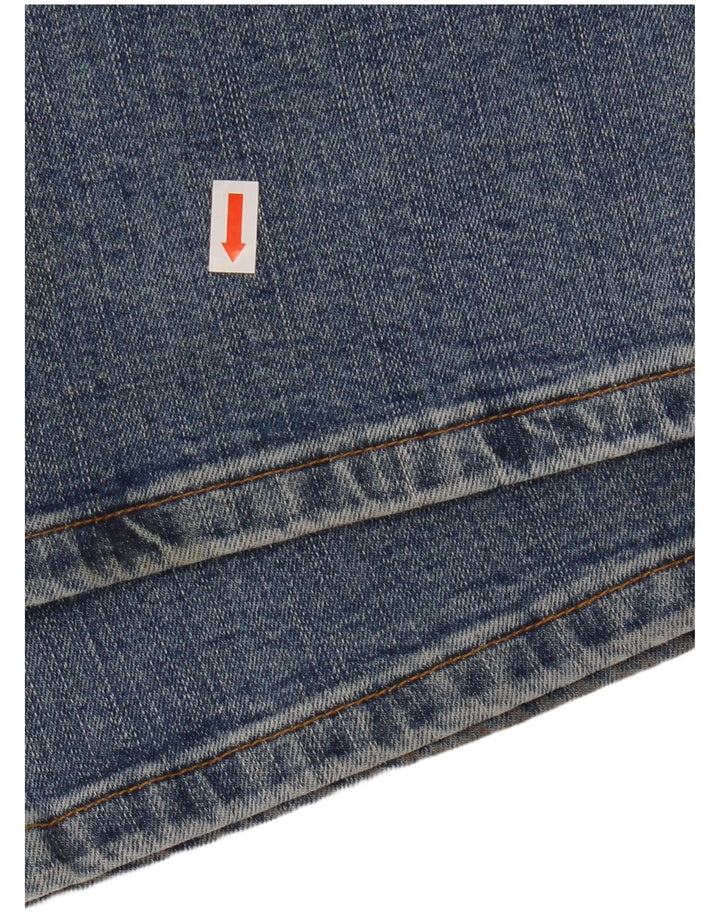 WRANGLER Jeans dritti elasticizzati Texas da uomo W38 L32 cotone blu