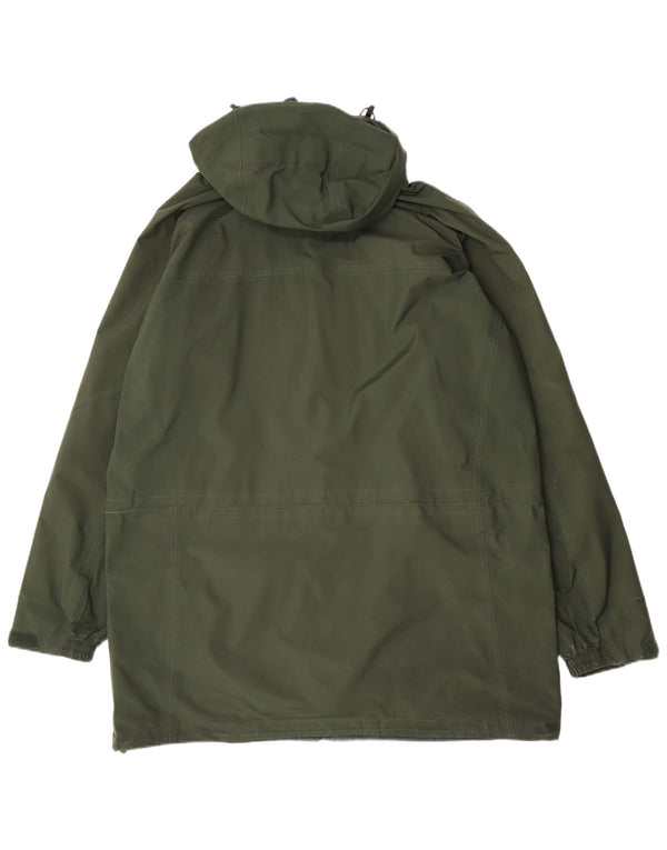 Impermeabile con cappuccio da uomo Berghaus UK 44 2XL poliestere verde