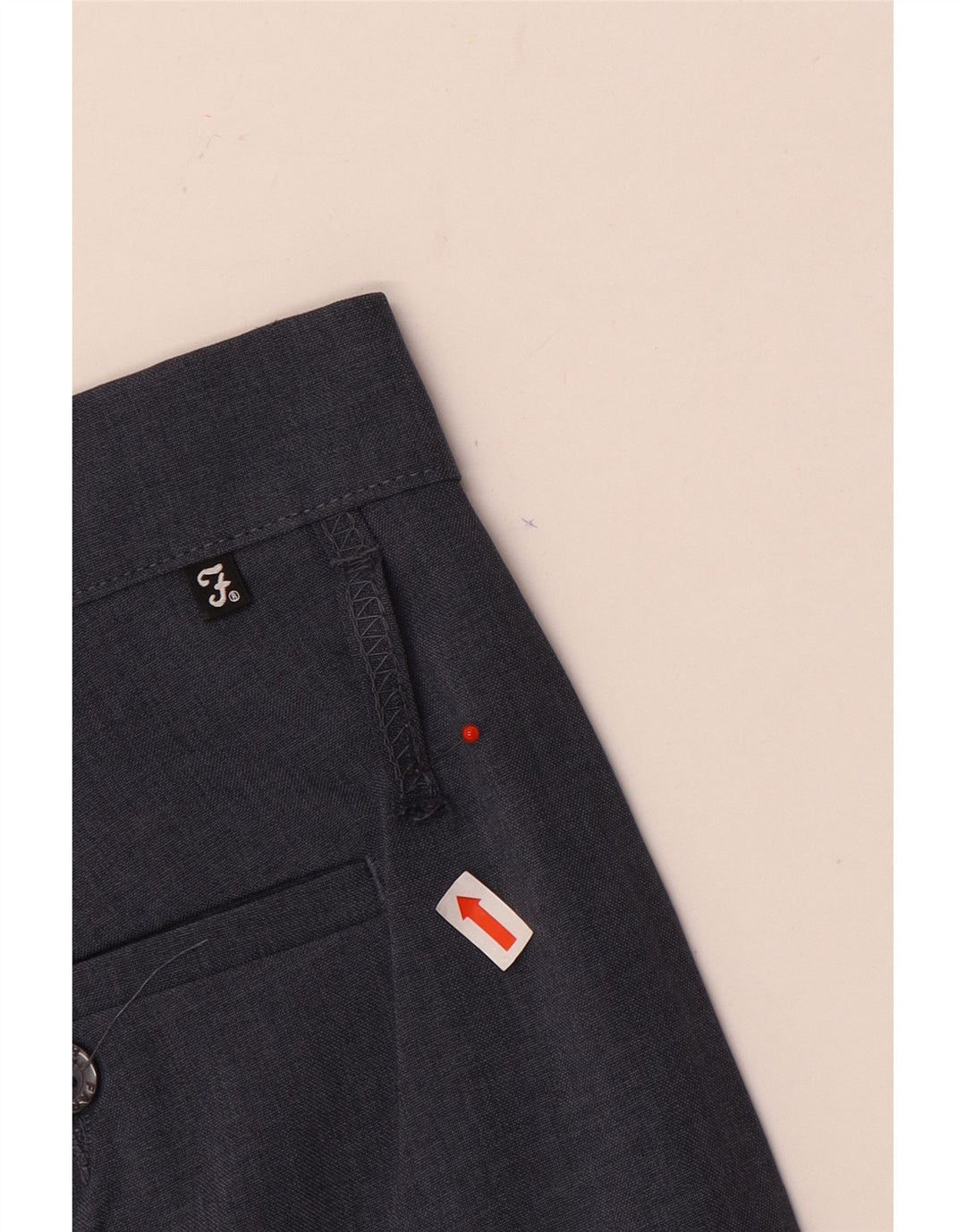Pantaloni casual dritti da uomo Farah W36 L29 poliestere blu