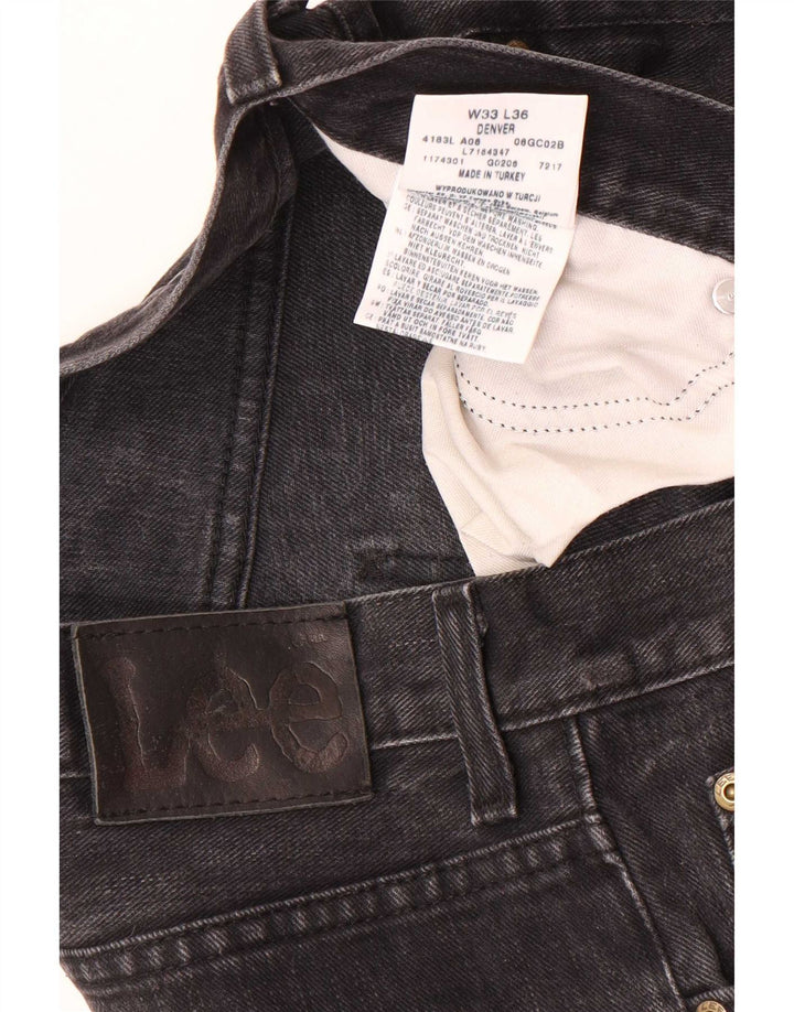 Jeans Lee da uomo Denver Bootcut W33 L36 cotone nero