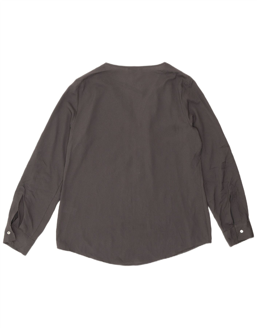 Camicetta a maniche lunghe da donna Calvin Klein Top UK 14 Poliestere grigio medio