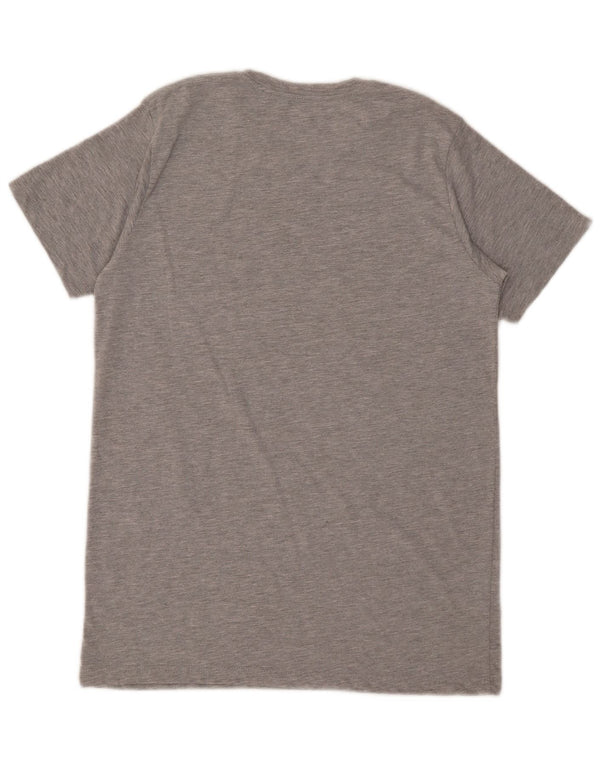 T-shirt grafica da uomo Hard Rock Café di Innsbruck, in cotone grigio medio
