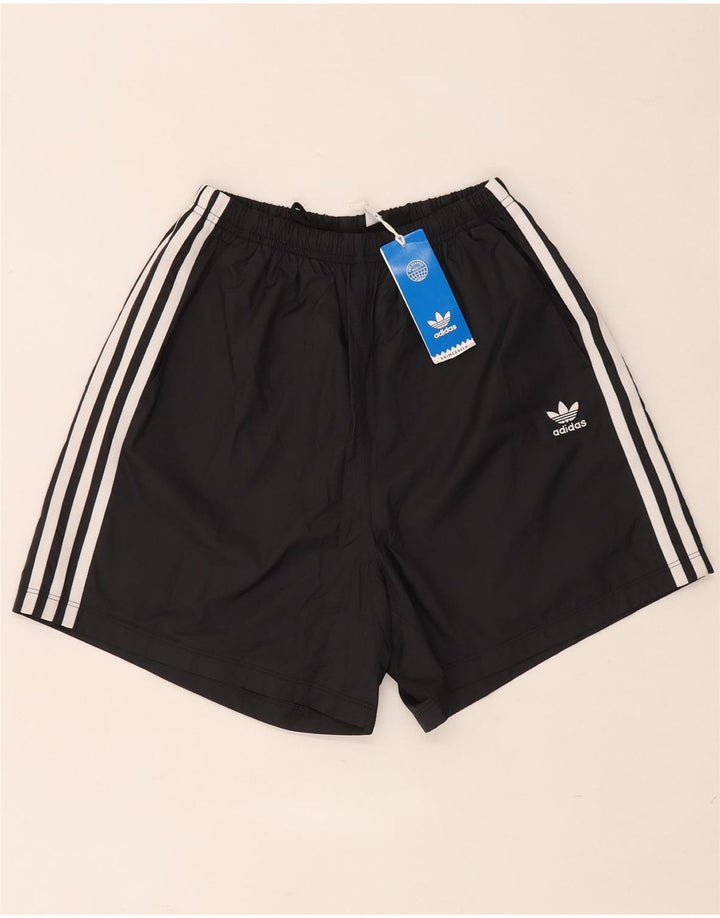 Pantaloncini sportivi Adidas da donna UK 6 XS poliestere nero