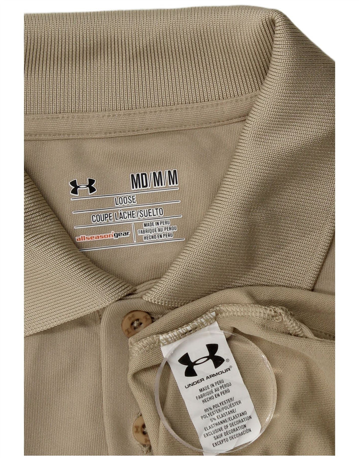Polo da uomo UNDER ARMOUR Beige medio Poliestere