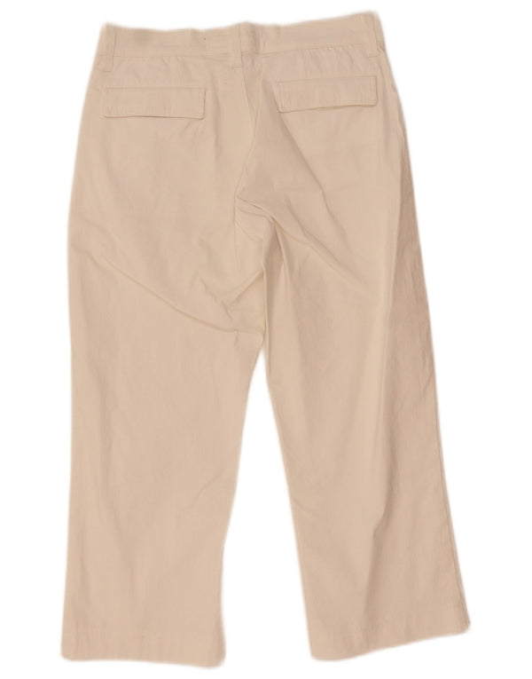 Pantaloni Capri dritti da donna Rifle W30 L20 Bianco Poliammide