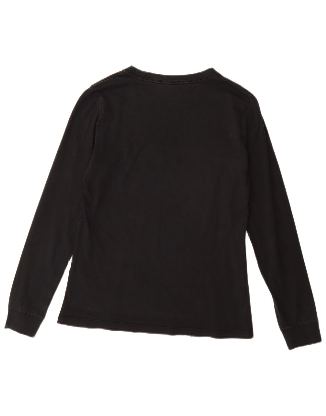 Top grafico NIKE da donna a maniche lunghe UK 10 piccolo nero