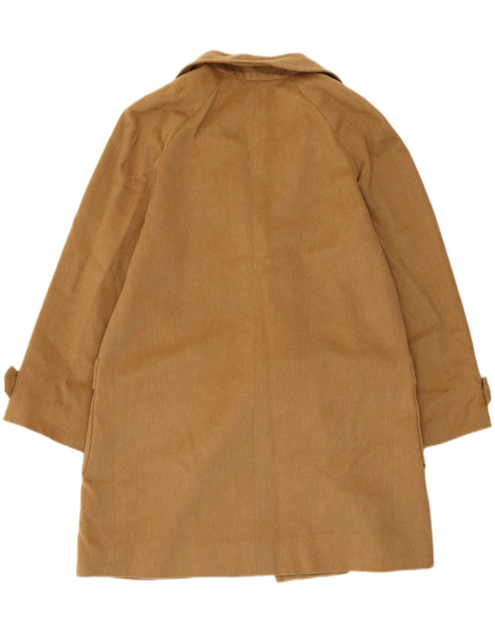 Cappotto doppiopetto vintage da donna UK 14 Beige medio
