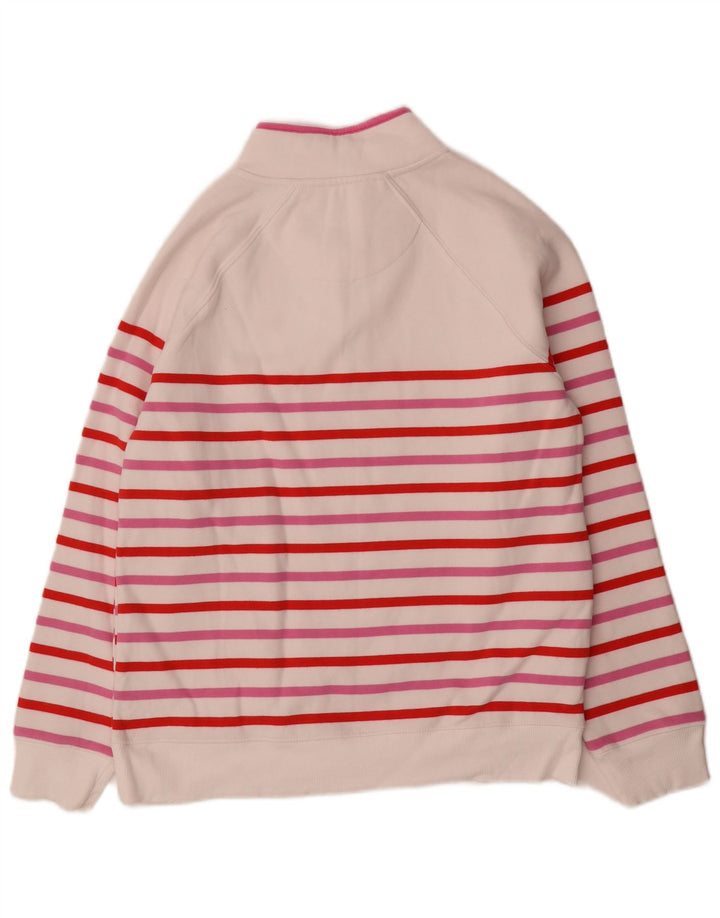 Crew Clothing Felpa da donna Maglione UK 12 Medio a righe multicolore