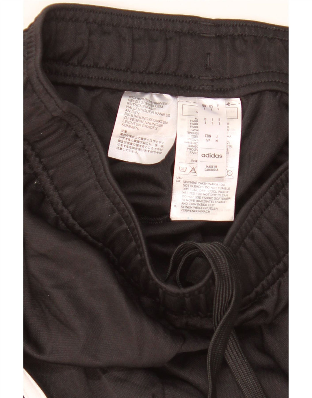 Pantaloni da tuta ADIDAS Aeroready da donna UK 8 Small Poliestere nero