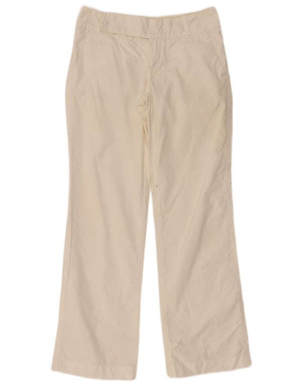 Pantaloni chino dritti da donna Gas W26 L30 bianco sporco