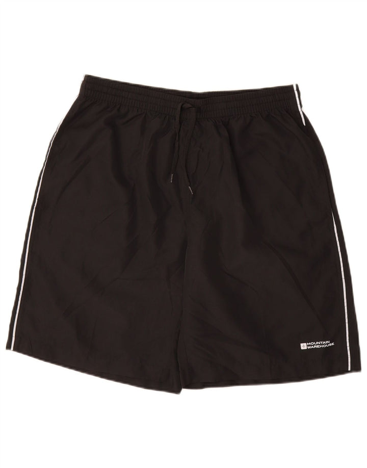 MOUNTAIN WAREHOUSE Pantaloncini sportivi da uomo medio poliestere nero