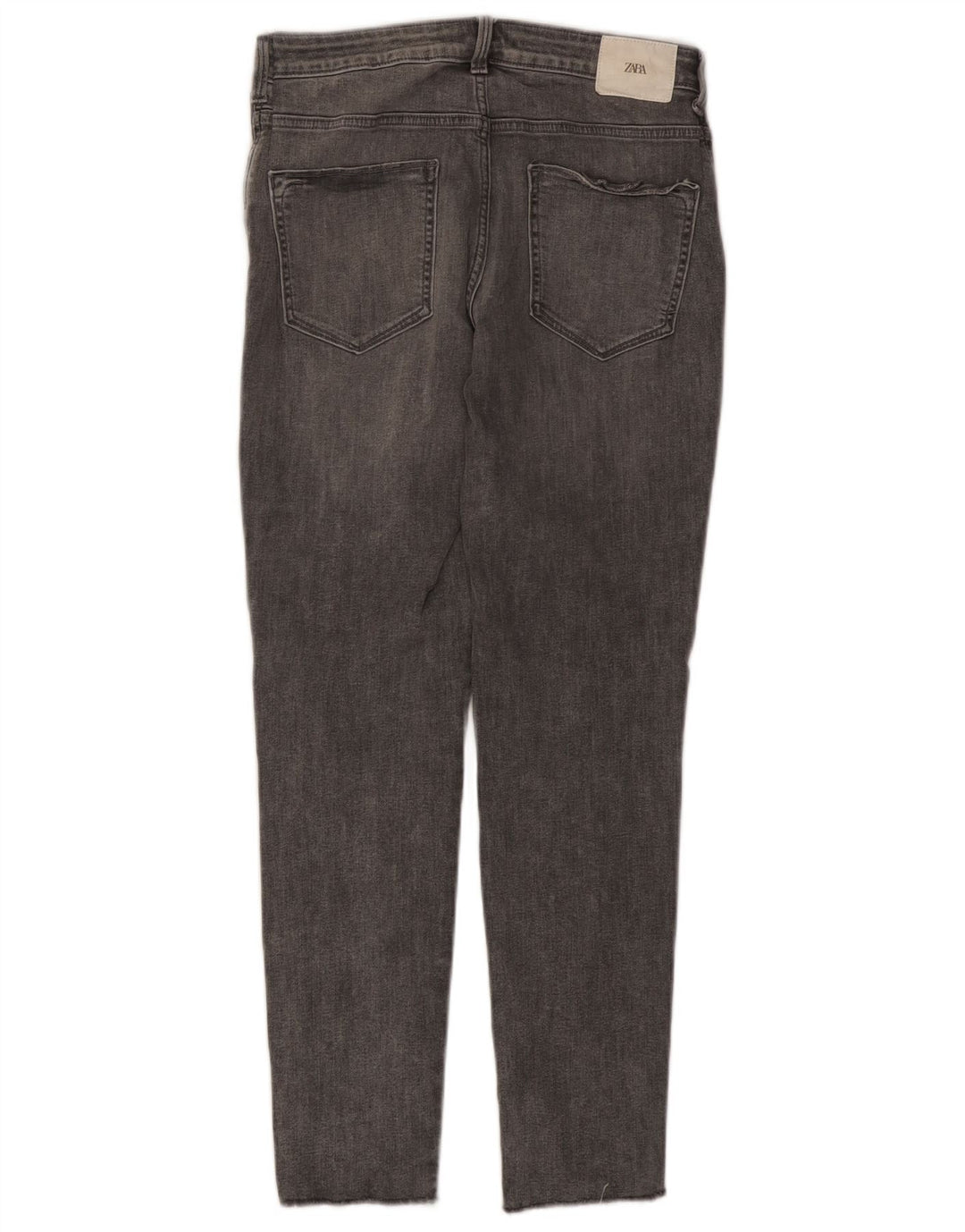 Jeans slim da donna Zara EU 42 Large W32 L28 Grigio