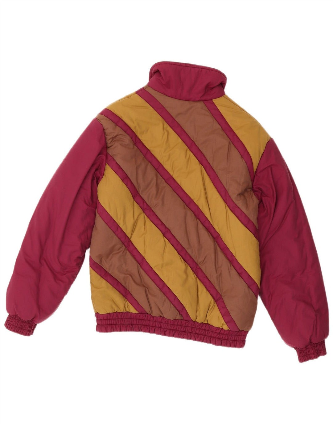 Giacca imbottita da donna Ellesse EU 40 Cotone color block bordeaux medio