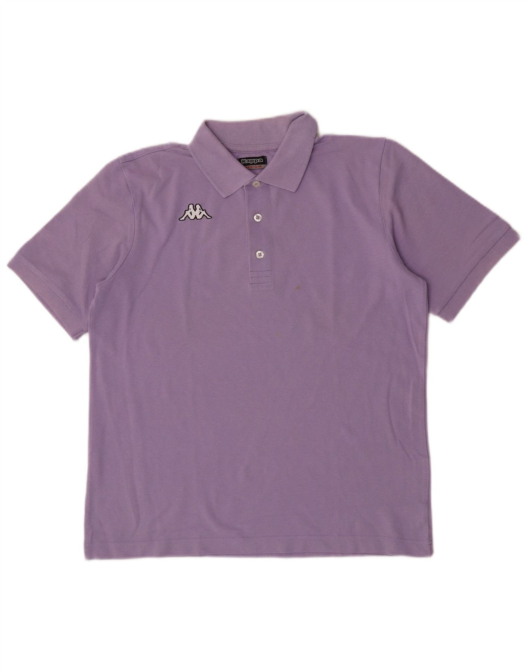 Polo Kappa da uomo in cotone viola medio