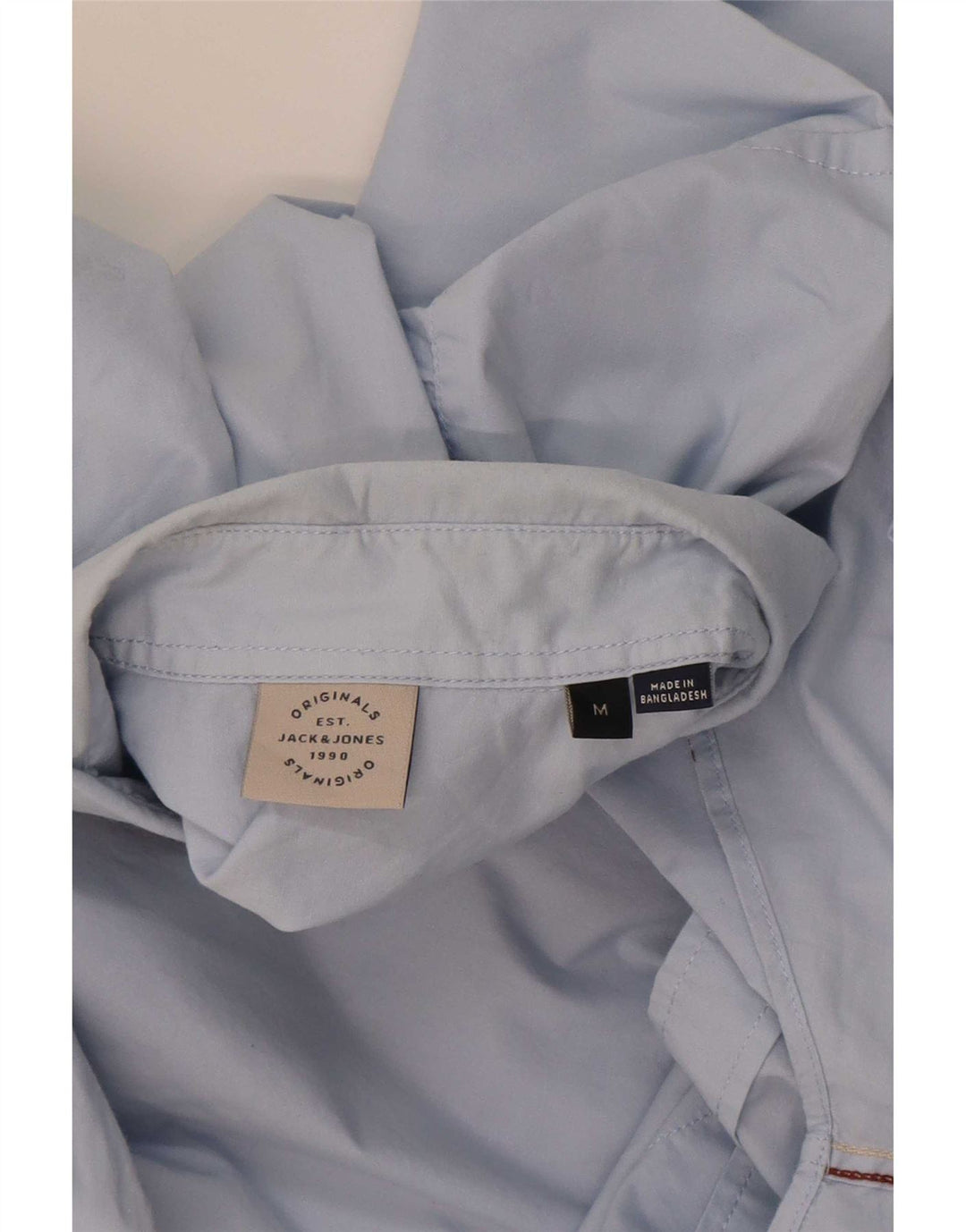 Camicia da uomo Jack & Jones in cotone blu medio