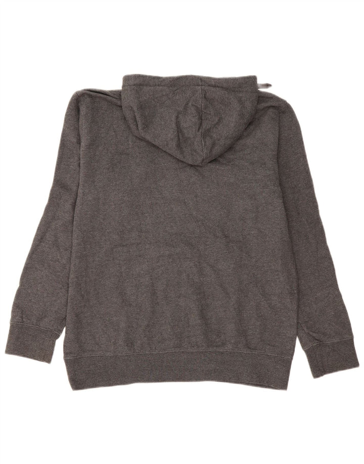 Maglione con cappuccio grafico da uomo Reebok piccolo in cotone grigio