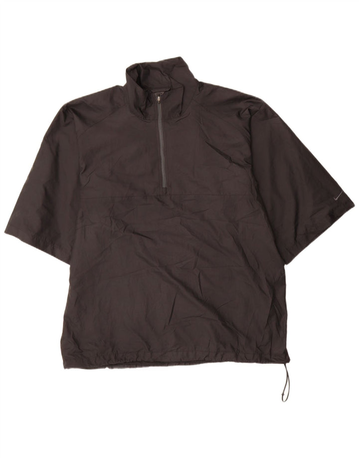 Giacca da ginnastica da uomo a maniche corte Nike UK 45/47 XL Nera