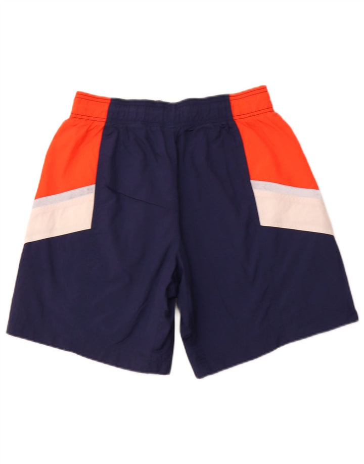 Pantaloncini sportivi da uomo NIKE medio blu navy in poliestere color block