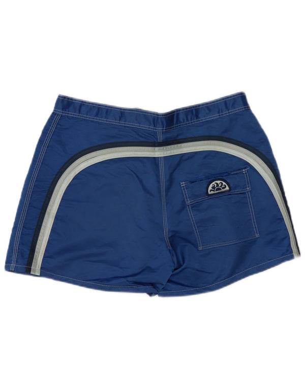 Pantaloncini da bagno da uomo Sundek in nylon blu medio